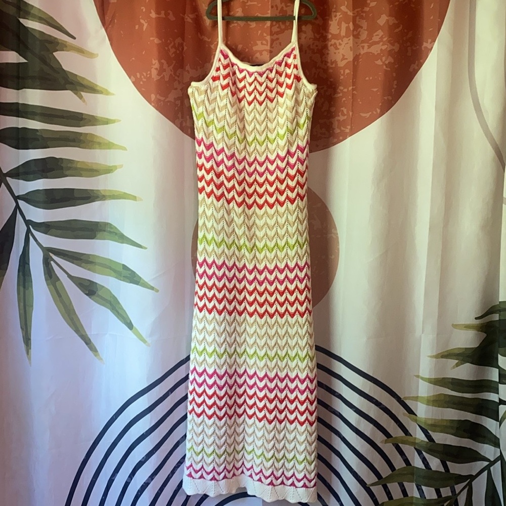 Rachel Zoe crocheted midi dress